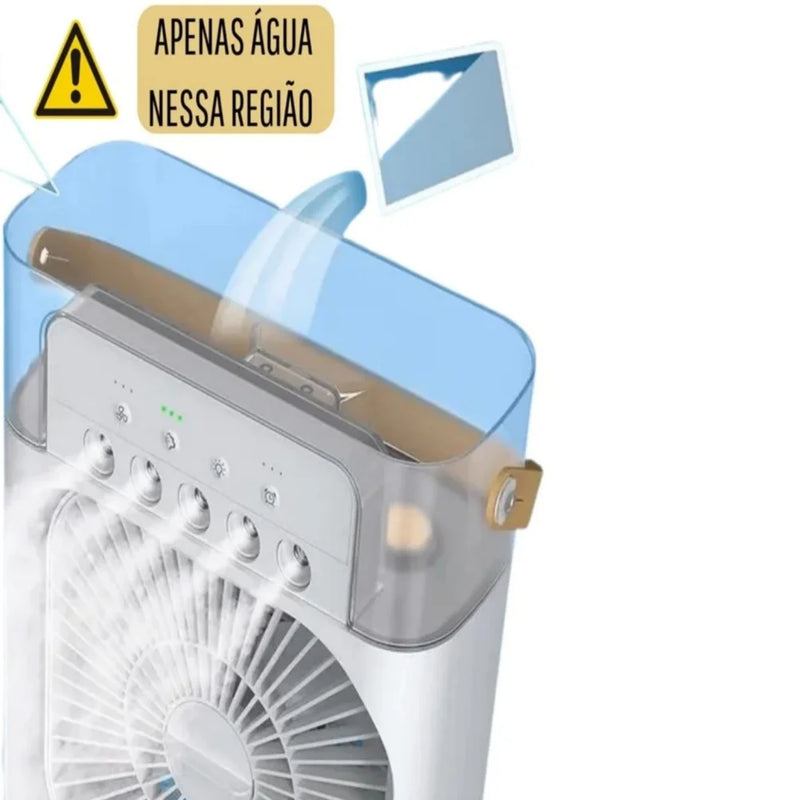 Mini Ar Ventilador Climatizador Umidificador Água Mini Ar Condicionado