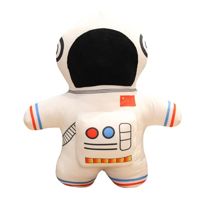 Lindo brinquedo de pelúcia de astronauta, nave espacial, boneco de pelúcia macio, travesseiro de desenho animado, brinquedos infantis,